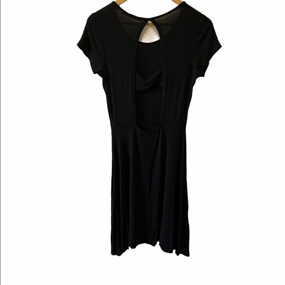 REBEL SUGAR Black Lightweight Back Cut Out Dress - Picture 1 of 5